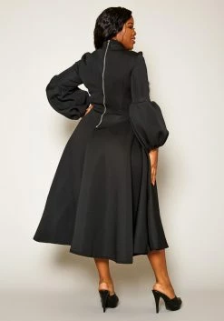 Plus Size Out Of The Ordinary Fit & Flare Dress -Asoph Sales Shop 2021156 004 5