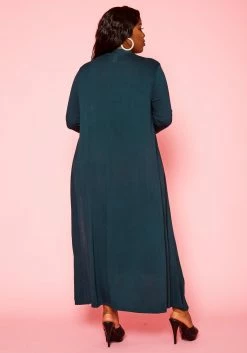 Plus Size Tube Maxi Dress & Cardigan Set -Asoph Sales Shop 2021250 002 5