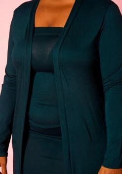 Plus Size Tube Maxi Dress & Cardigan Set -Asoph Sales Shop 2021250 002 6