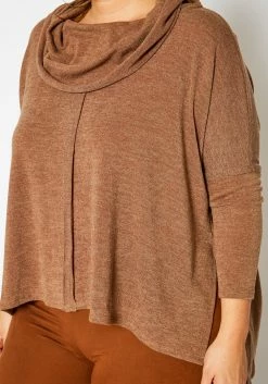 Plus Size Funnel Neck Sweater Top 9 Plus Size Funnel Neck Sweater Top -Asoph Sales Shop 2021350 002 4