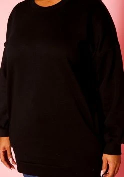 Plus Size Crew Neck Oversized Sweater -Asoph Sales Shop 2021376 001 5