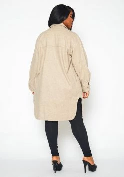 Plus Size Warm Wool Knit Coat -Asoph Sales Shop 2021390 001 3