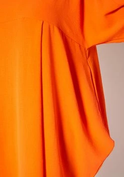 Plus Size Solid Short Sleeve Tunic Dress -Asoph Sales Shop 2021409 001 1