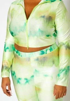 Plus Size Lime Green Matching Two Piece Set -Asoph Sales Shop 2022444 001 5