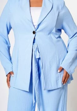 Plus Size Day In The Office Blazer & Pants Set -Asoph Sales Shop 2022463 003 7