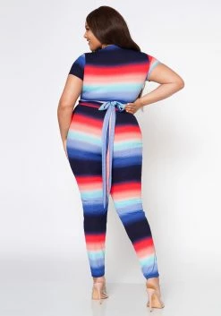 Plus Size Color Gradient Matching Set -Asoph Sales Shop 2022543 001 4