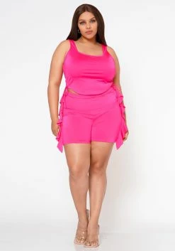 Plus Size Summer Slay Matching Set