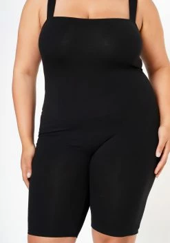 Plus Size Simply Flawless Cotton Cami Romper -Asoph Sales Shop 2022590 001 4