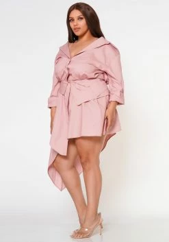 Plus Size Fashion Statement Button Front Dress 9 Plus Size Fashion Statement Button Front Dress -Asoph Sales Shop 2022601 001 3