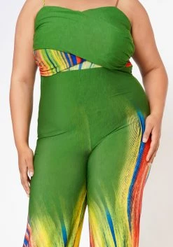 Plus Size Multi Print Flare Cami Jumpsuit -Asoph Sales Shop 2022603 001 4