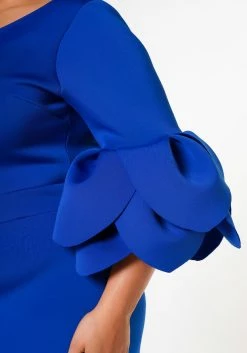 Plus Size Elegant Form Fitting Midi Dress -Asoph Sales Shop 2022614 004 5