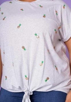 Plus Size Summer Shoulder Tee -Asoph Sales Shop 2022655 001 4