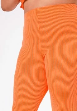 Plus Size Tube Top & Flare Leggings Ribbed Knit Set -Asoph Sales Shop 2022658 002 6