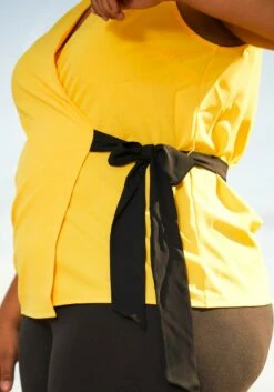 Pleione Plus Size Womens Crepe Wrap Blouse -Asoph Sales Shop 2006693 105 4