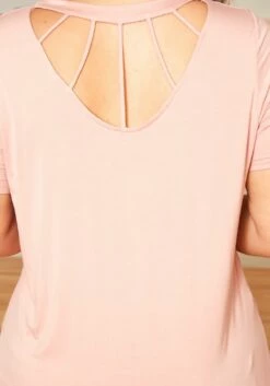 Asoph Plus Size Windowpane Cut Out Design Shirt -Asoph Sales Shop 2016927 119 3