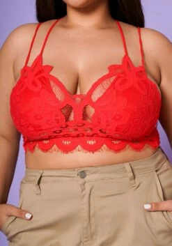 Asoph Plus Size Crochet Cami Crop Top 11 Asoph Plus Size Crochet Cami Crop Top -Asoph Sales Shop 2017515 004 5