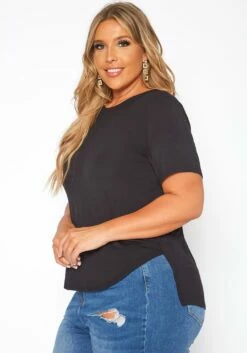 Asoph Plus Size Windowpane Cut Out Design Shirt -Asoph Sales Shop 2017525 001 2