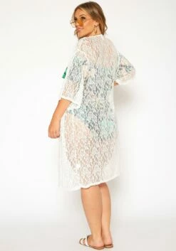 Asoph Plus Size Floral Lace Kimono Cardigan -Asoph Sales Shop 2017961 002 3