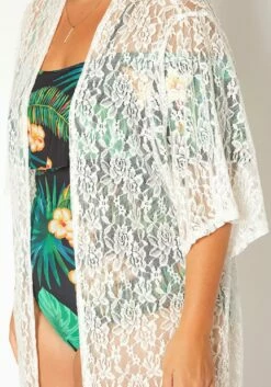 Asoph Plus Size Floral Lace Kimono Cardigan -Asoph Sales Shop 2017961 002 4