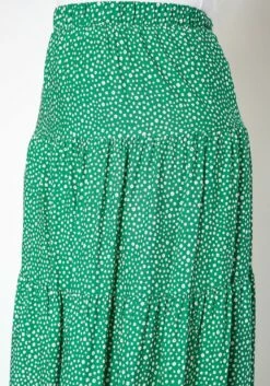 Asoph Plus Size Dainty Floral Print Maxi Flare Skirt -Asoph Sales Shop 2018086 103 4