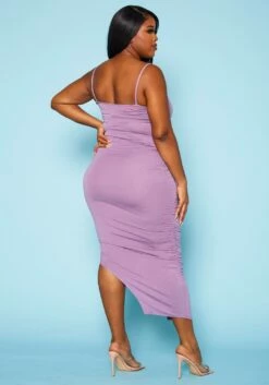Asoph Plus Size Ruched Bodycon Maxi Dress -Asoph Sales Shop 2018110 145 10