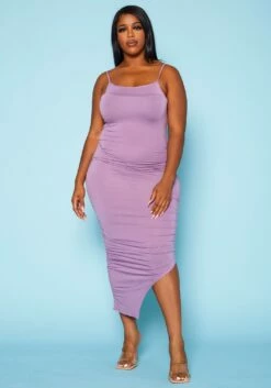 Asoph Plus Size Ruched Bodycon Maxi Dress -Asoph Sales Shop 2018110 145 7