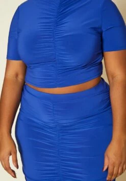 Asoph Plus Size Ruched Design Two Piece Set 9 Asoph Plus Size Ruched Design Two Piece Set -Asoph Sales Shop 2018400 001 4