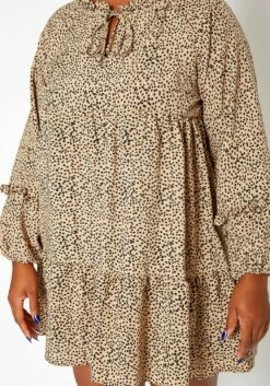 Asoph Plus Size Dotted Print Flare Mini Dress -Asoph Sales Shop 2018555 190 3