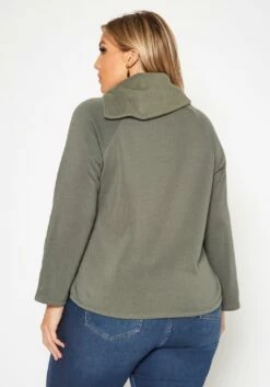 Plus Size Asymmetric Collar Neck Sweater -Asoph Sales Shop 2019541 984 3