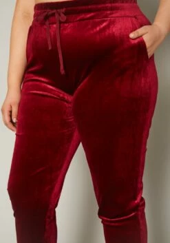 Plus Size Velour High Waist Pants -Asoph Sales Shop 2019633 283 4