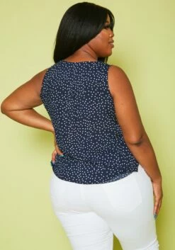 Plus Size Polka Dot Top -Asoph Sales Shop 2019978 002 3