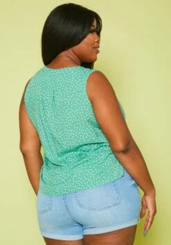 Plus Size Polka Dot Top -Asoph Sales Shop 2019978 003 4