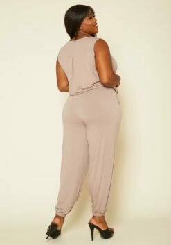 Plus Size Lounge Sleeveless Jumpsuit 8 Plus Size Lounge Sleeveless Jumpsuit -Asoph Sales Shop 2020363 006 4