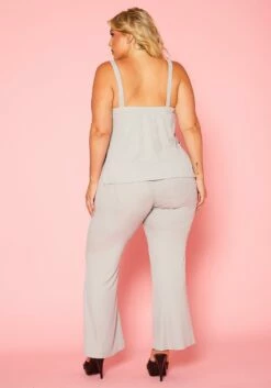 Plus Size Ribbed Tank Top & Wide Leg Pants Set -Asoph Sales Shop 2020756 003 2