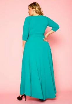 Plus Size Effortless Fit & Flare Maxi Dress -Asoph Sales Shop 2021153 005 4
