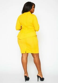 Plus Size Polka Dot Print Peplum Mini Dress -Asoph Sales Shop 2022396 001 4