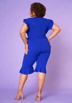 Plus Size Occasional Biker Romper -Asoph Sales Shop 2022643 005 4