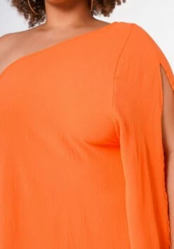 Plus Size One Shoulder Maxi Flare Dress -Asoph Sales Shop 2022644 002 5